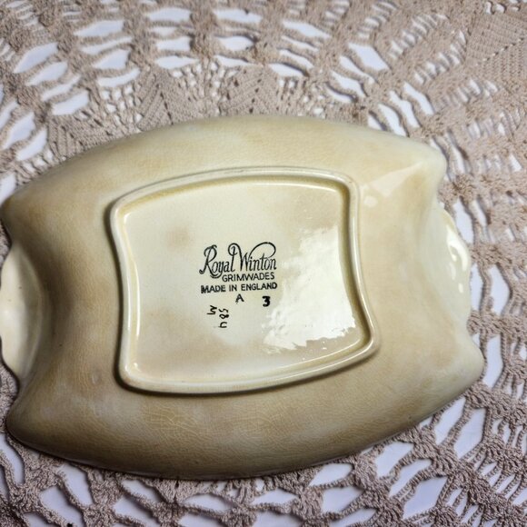 Royal Winton Grimwades Dish 7.5" x 5.75" Elizabethan Ale House 1590 Vintage - Picture 6 of 10